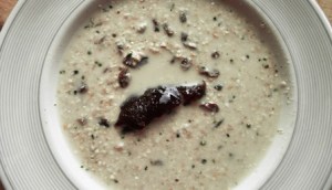 Amaru hemp porridge with membrillo